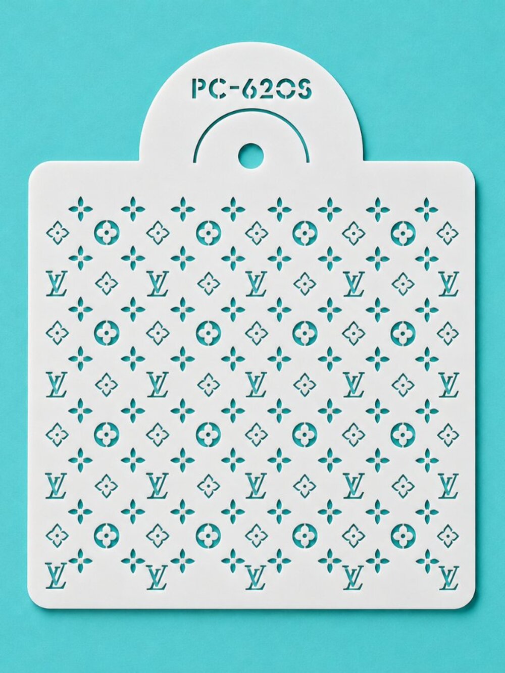 Designer Monogram Stencil 8" x 8"